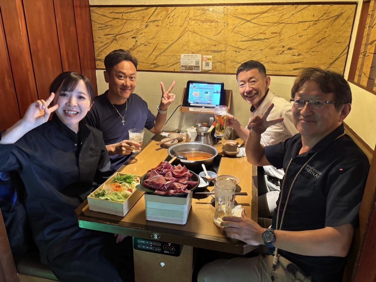 お客様とスタッフの写真